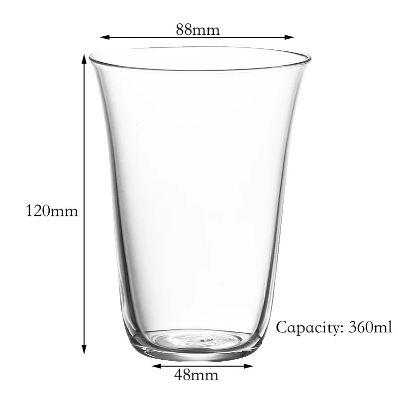 Lead Free Creative Glass Crystal Highball Glass Barware Collins Tumbler Drinking Glasses For Water, Juice, Beer, And Cocktail