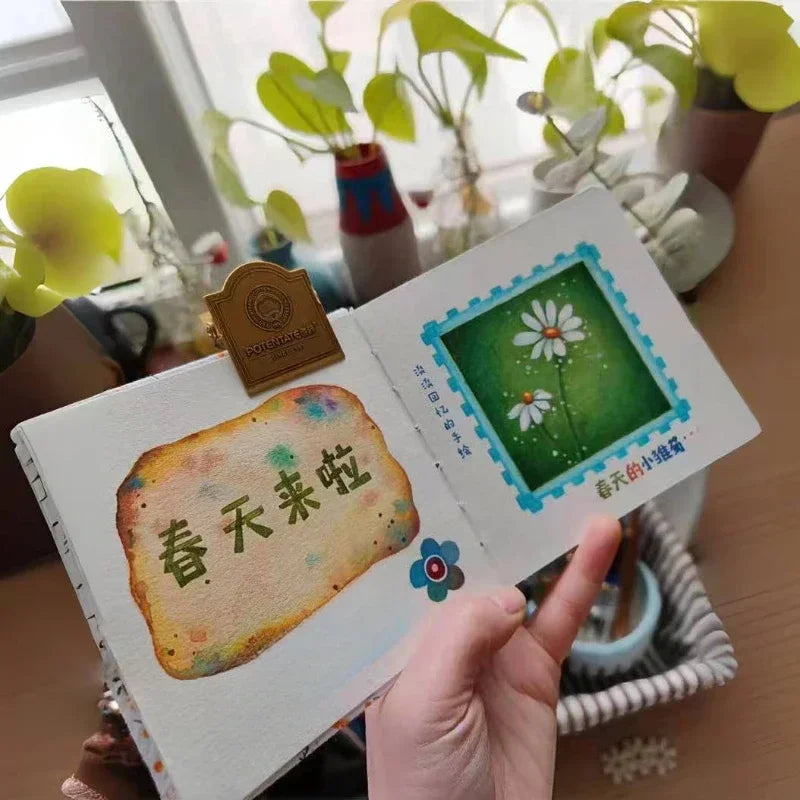 POTENTATE 100% Cotton Watercolor Book Square Sketchbook 300g Art Drawing Sketch Pad potentate бумага акварели