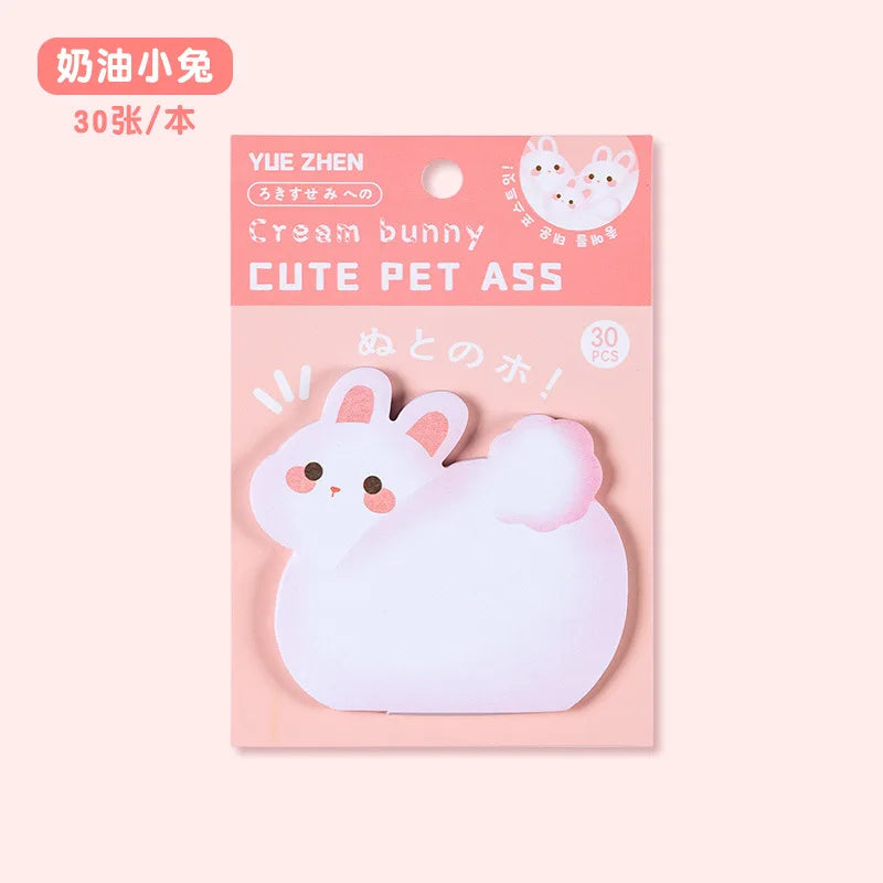 Korean Stationery Kawaii Cartoon Cat Sticky Memo Post Pad Marker It Note Planner Stickers Cute Office Supplies School Supplies