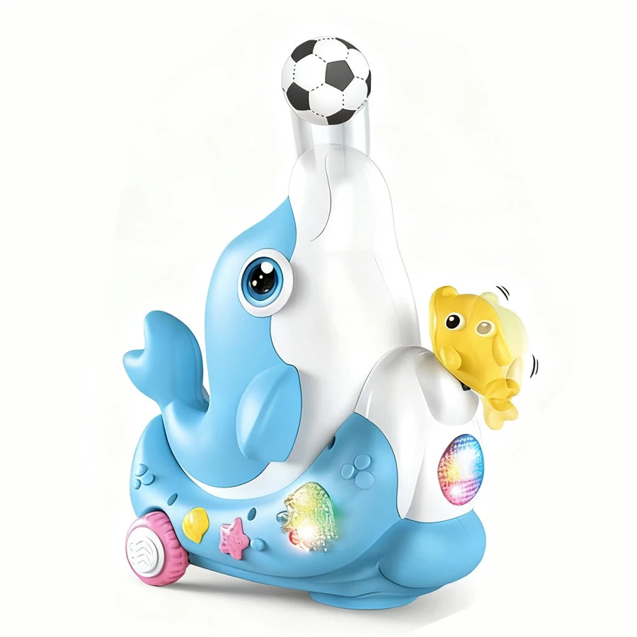 Musical Walking Elephant Drummer Toys for  Kid Musical Toy with LED Light Music Sensory Activity Toys Learning Educational Toys