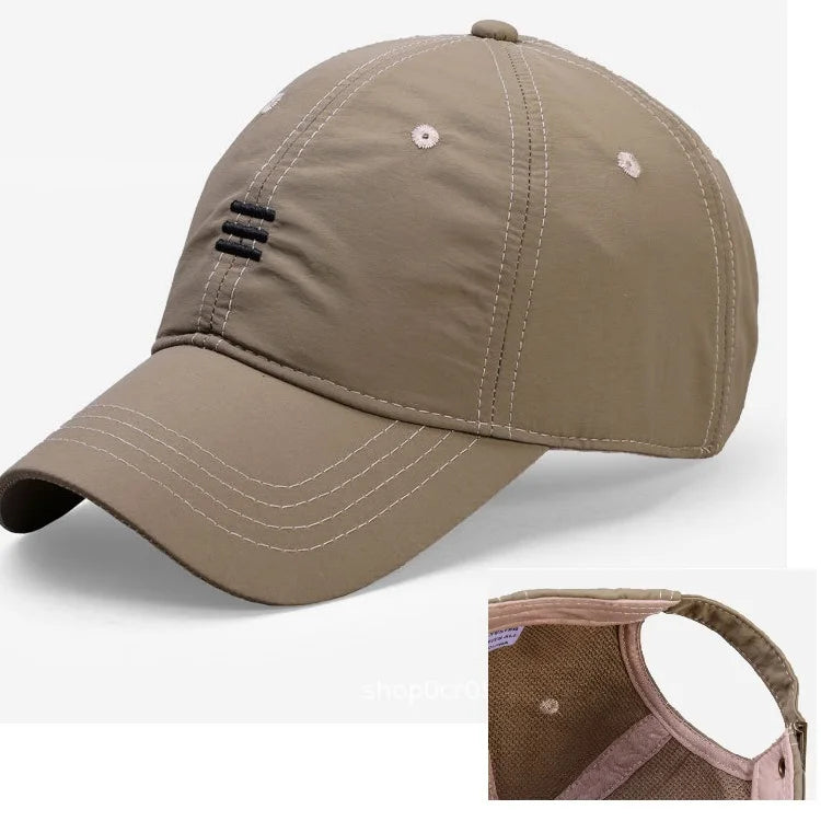 Big Head Baseball Caps for Men and Women, Quick Dry, Cooling Performance Hat, Over Size, Breathable, Adjustable Running Dad Hat