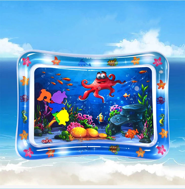 Baby Play Mat Inflatable Water Cushion PVC Infant Tummy Time Toddler Water Pad For Kids Early Education Developing Activity Toys