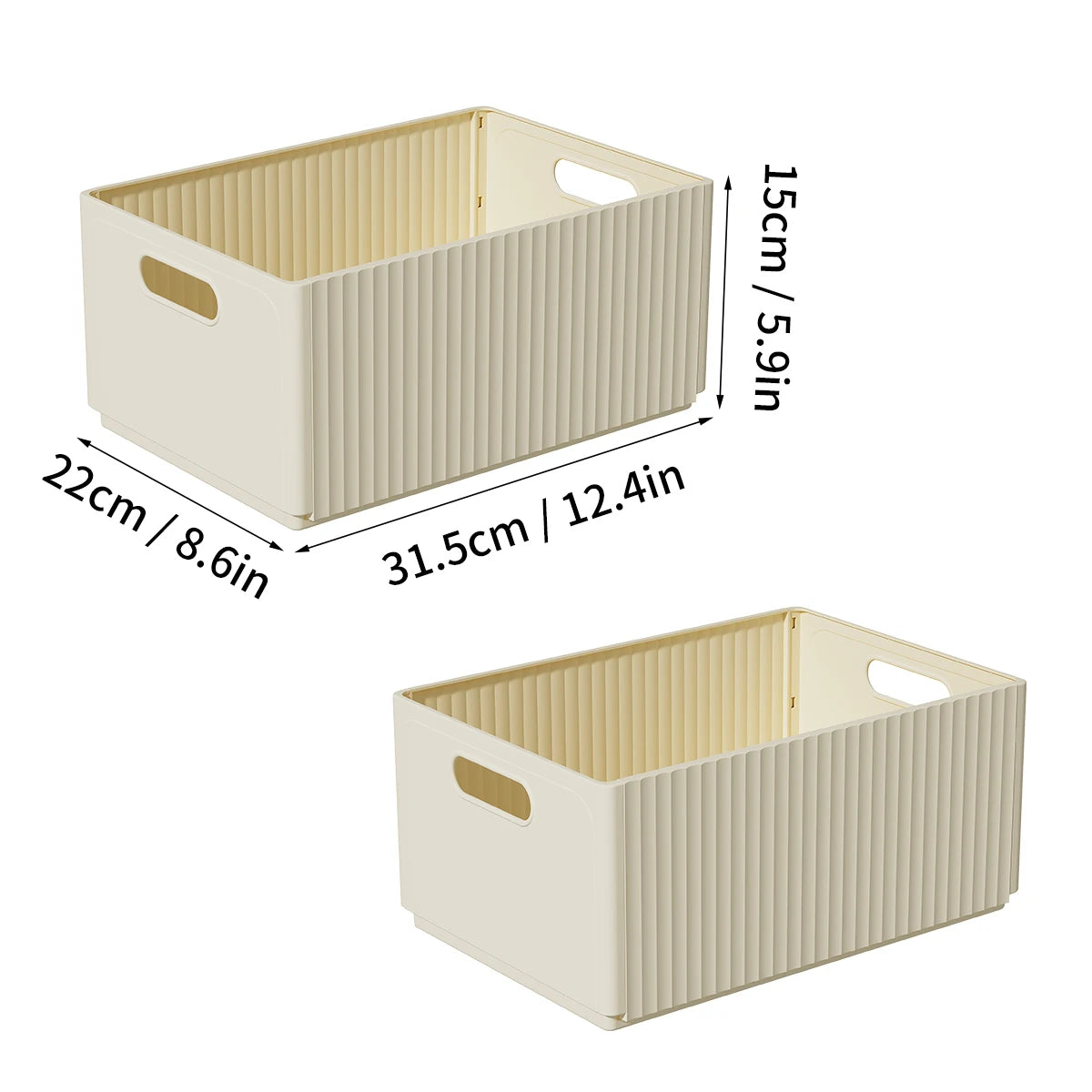 WORTHBUY Multi-functional Foldable Plastic Storage Box Kitchen Storage Organization Seasoning Jar Organizer Box Food Contianer