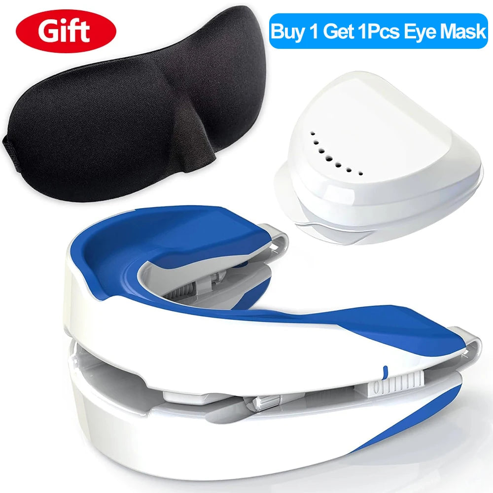 Anti Snoring Mouth Guard Improve Sleeping Adjustable Snoring Mouth Guard Anti-Apnea Teeth Bruxism Stop Snoring Device Mouthpiece