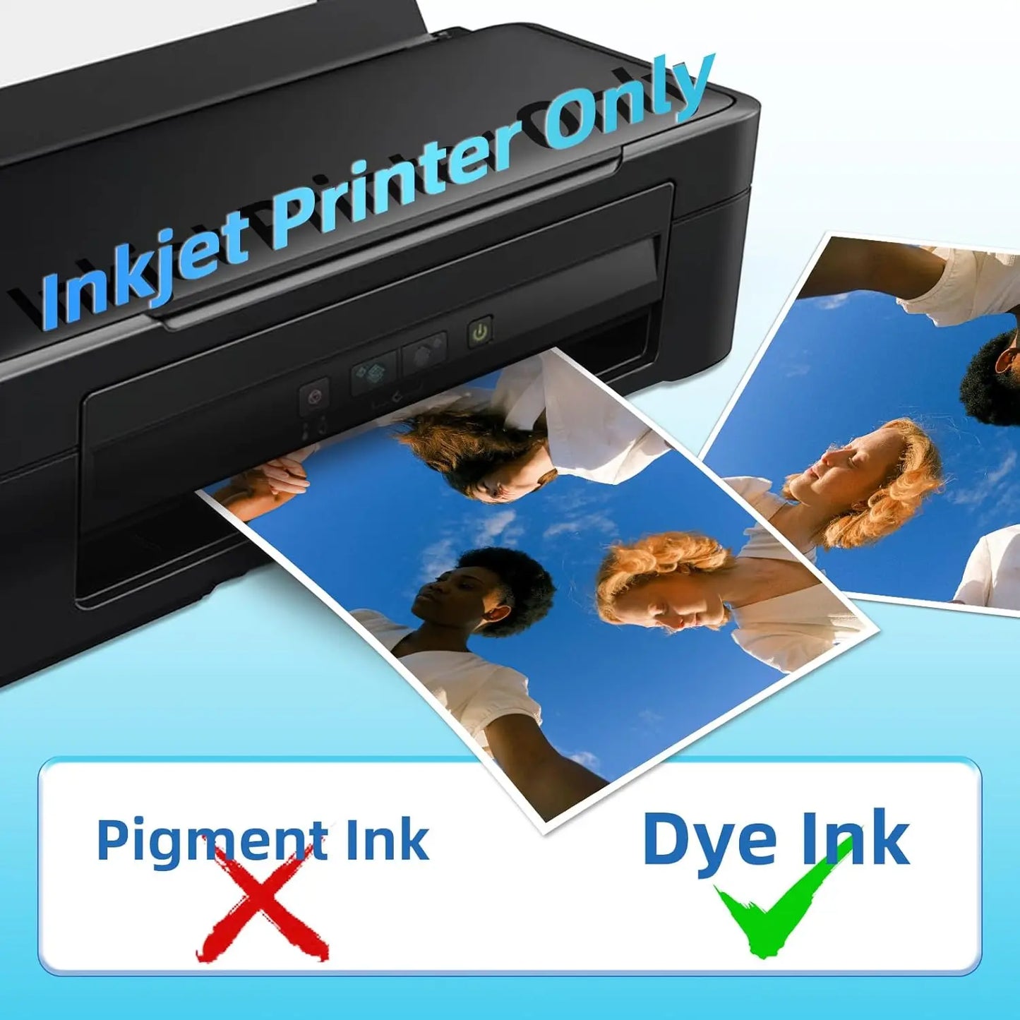 A4 100 Sheets Glossy Photo Paper 160gsm 120g waterproof High Gloss Quick Dry photo paper for Canon Epson HP Color Inkjet Printer