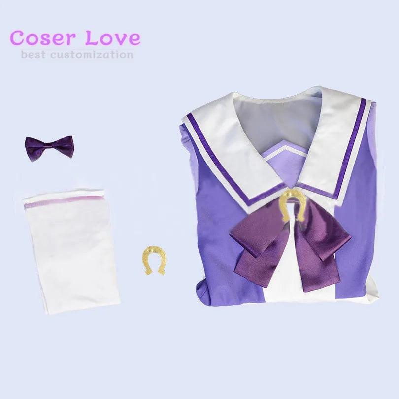 Umamusume Pretty Derby Cosplay Costume - Tracen Academy Uniform Tokai Teio Halloween Outfit Custom Size Supported