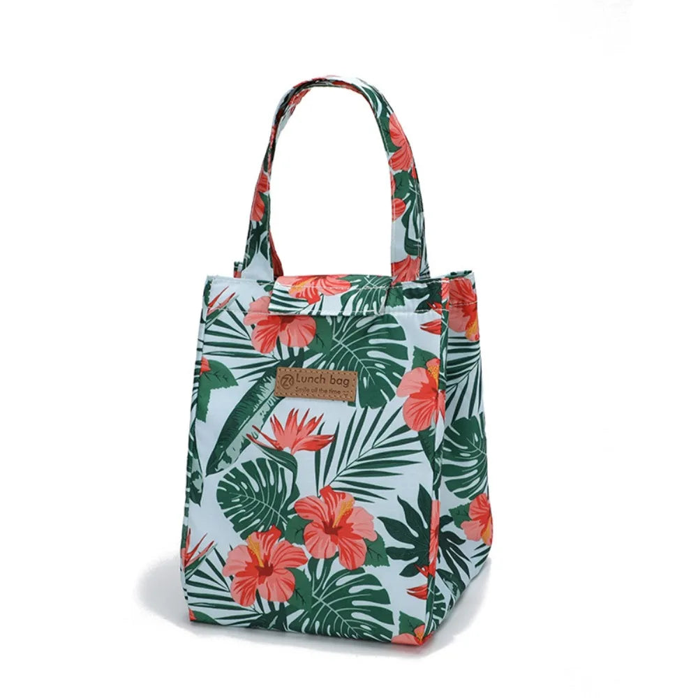 Oxford Cloth Insulated Lunch Bag Camping Food Drink Cooler Bag Picnic Travel Bag Waterproof Food Storage Box for Adult Kids