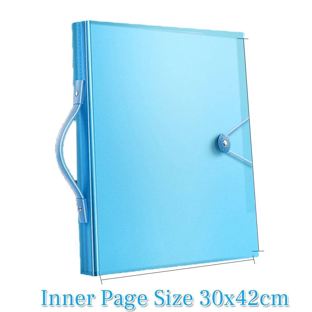 Drawing Paper Folder Diamond Painting Photo Album Storage Book Portfolio Presentation Storage Book Clear Folder Stationery
