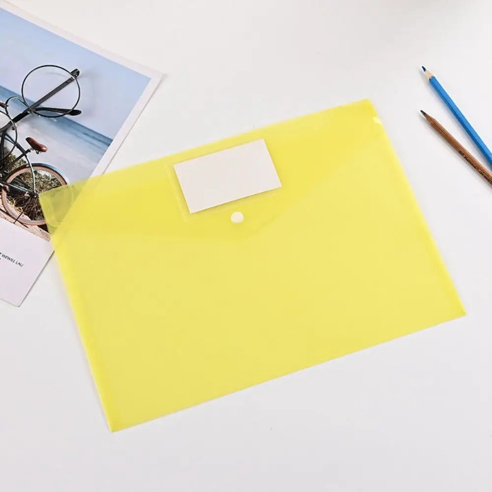 PP A4 Folder New Stationery Office School Supplies Document Paper Organizer Gift Storage Bag