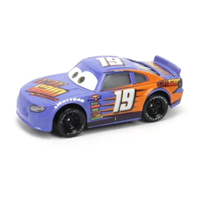 Disney Pixar Cars Toys racing Lightning McQueen Jackson Storm The King Mater 1:55 Diecast Metal Alloy Model Car Kid Gift