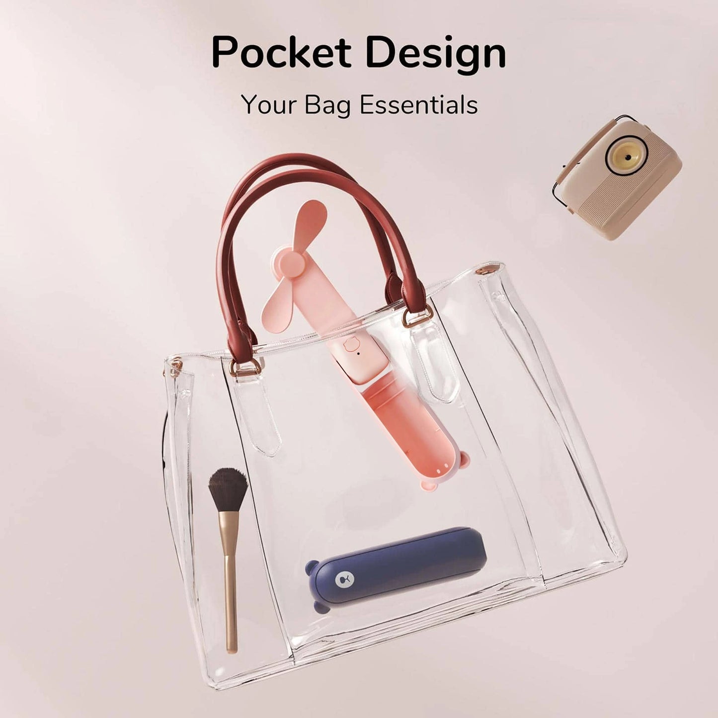 USB charging mini fan, foldable small fan, handheld eyelash fan, suitable for travel and outdoor use, essential for summer