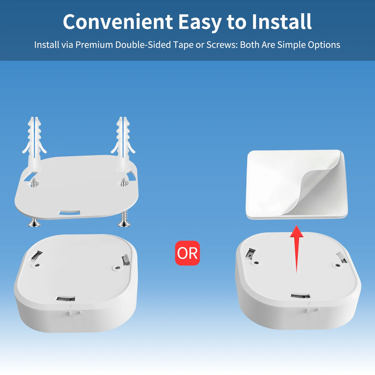 Tuya WiFi Smoke Detector 90dB Sound Alarm App Push Notifications Sensor For Home Industrial  Hotel Security