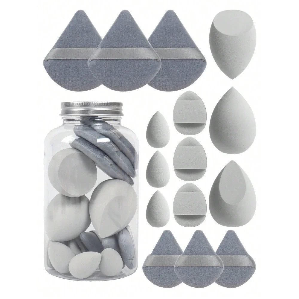 12/15Pcs Makeup Sponge Cosmetic Puff Foundation Sponges Blender Beauty Egg Powder Puffs Women Make Up Accessories Makeup Tools