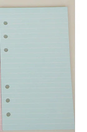 40Sheet Kawaii  A6 Loose Leaf Notebook Refill Spiral Binder Index Paper Inner Pages Line Grid Blank Agenda Stationery