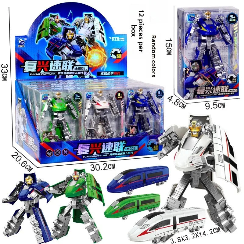 Transforming Robot Toy Gyro Dinosaur Car Model Display Boy Toy Mechanism Gift Creative Short Sleeve T-Shirt for Ladies