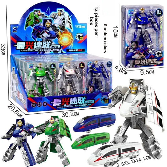 Transforming Robot Toy Gyro Dinosaur Car Model Display Boy Toy Mechanism Gift Creative Short Sleeve T-Shirt for Ladies