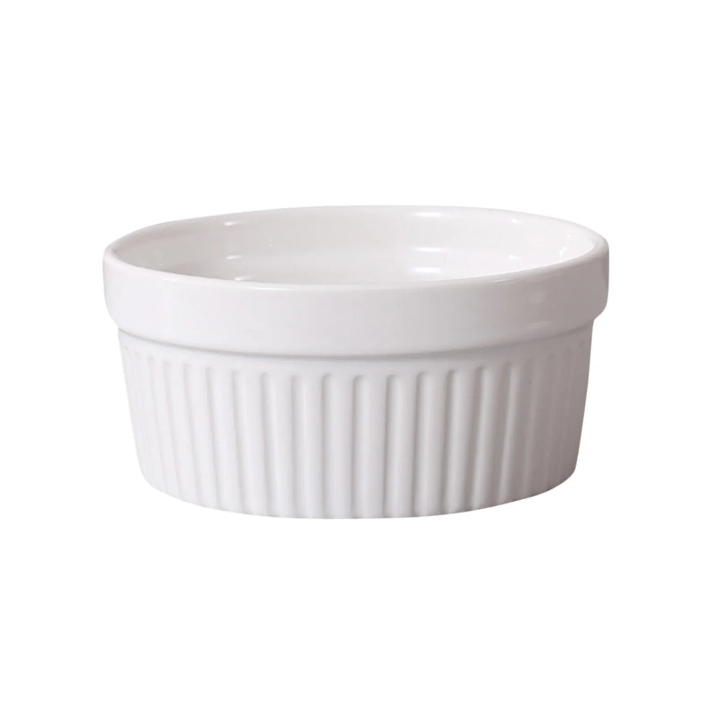 4pcs Ceramic Ramekins Bowls Oven Safe Creme Brulee Ramekins Pudding Custard Cups Souffle Ramiken Dipping Sauce Small Ceramic
