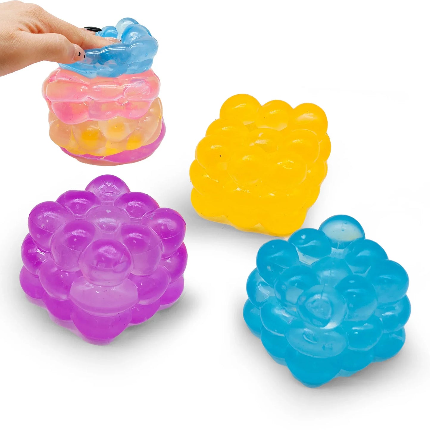 New three-dimensional candy kneading music adult kids Stress Relief Squeeze sensory Toys Decompression Simulation Cube