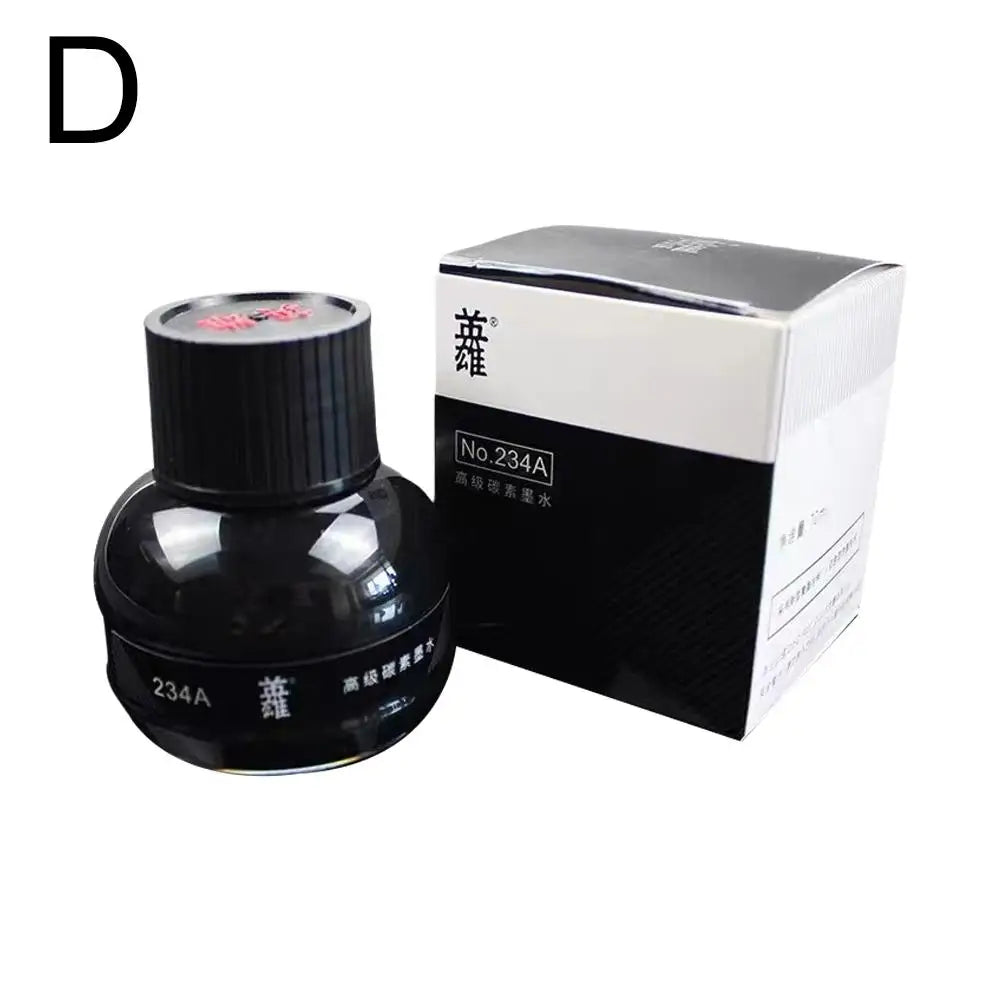Pure Black Colorful Fountain Pen Ink Universal Refill Ink Stationery Office School Supplies Pens Pencils Writing Supplies