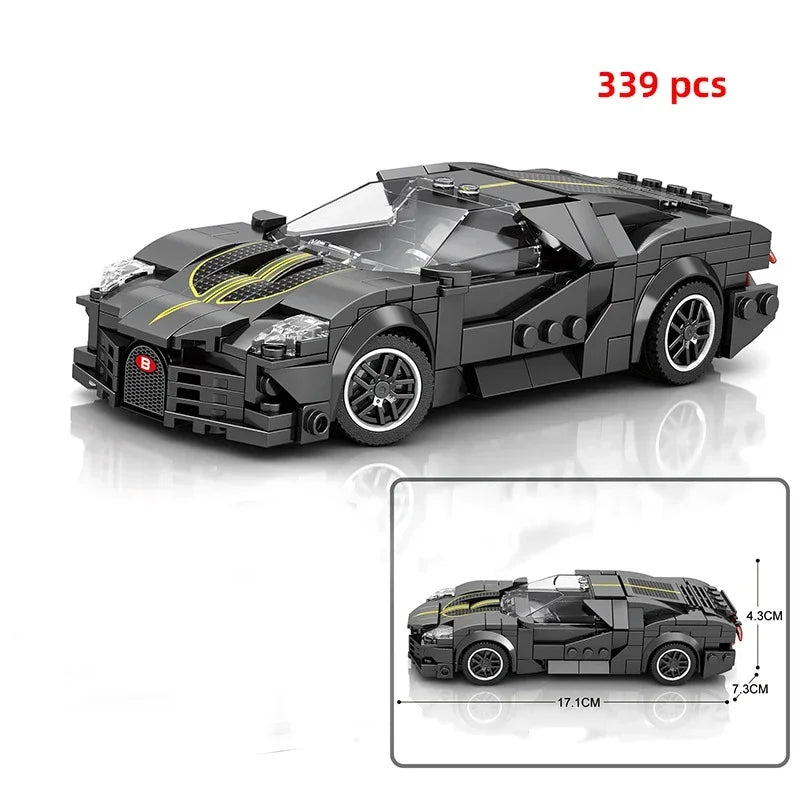 Speed Series Racing Sports Vehiclea Technique Car Supercar Building Blocks Set Bricks Classic MOC Model Toys For Kids