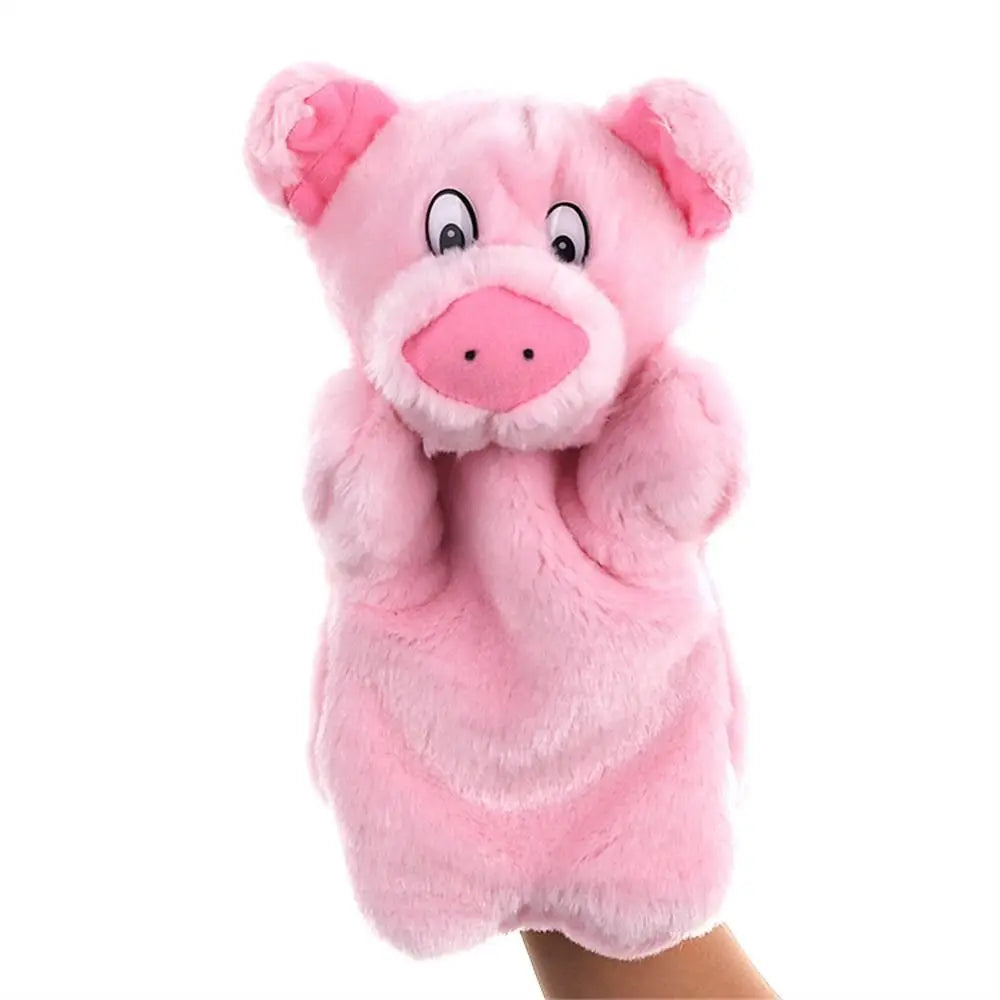25cm Animal Hand Puppet Plush Toy Hand Doll Telling Story Dolls Toy Glove Puppets Early Learning Educational Toys Gifts for Kids