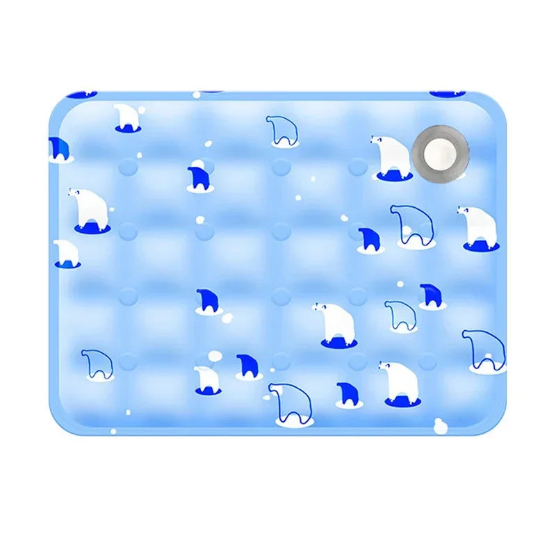 Cat Dog Cooling Mat Summer, Durable Ice Blanket for Sofa, Reusable Cold Bed for Small Large Pets, Anti-Heat