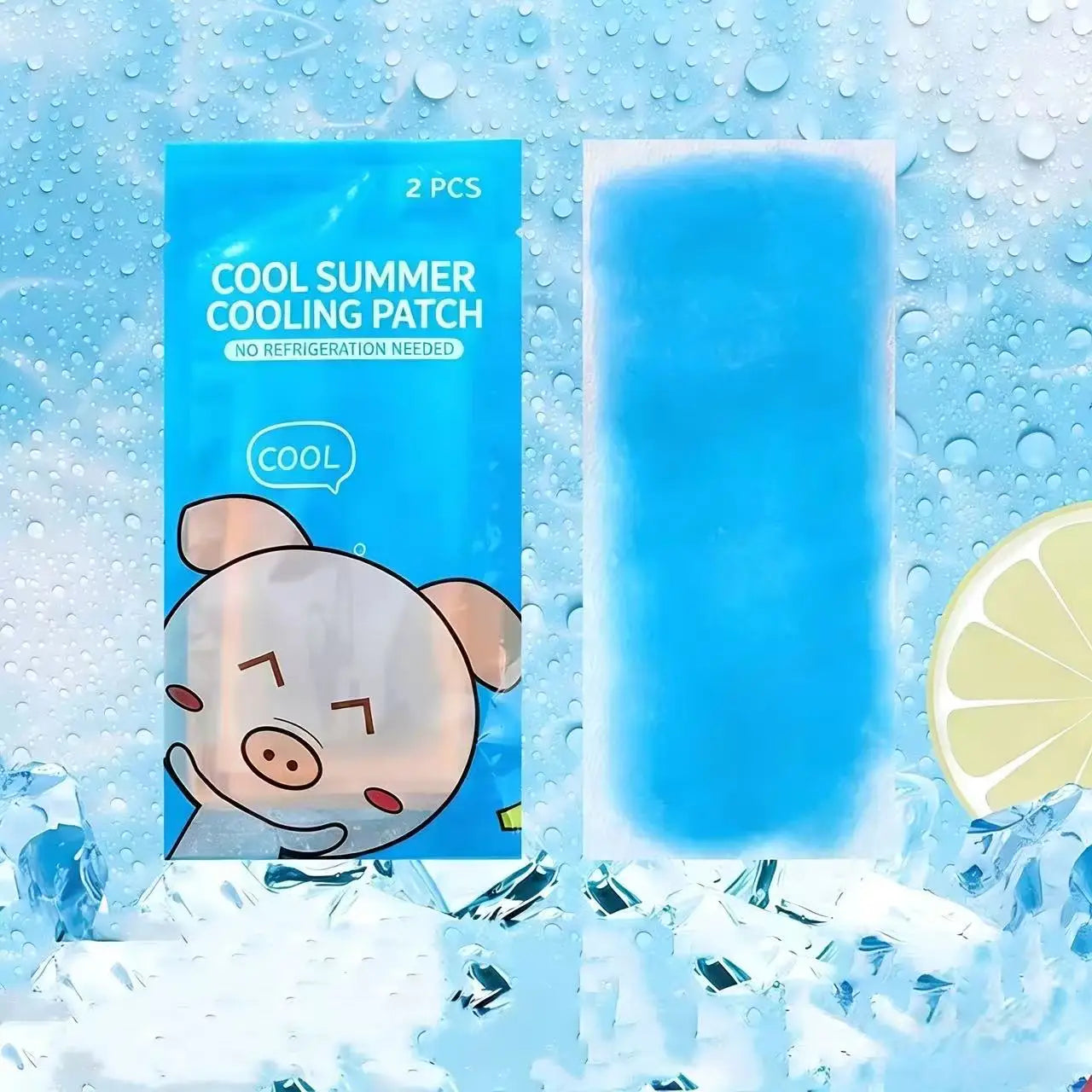 10H Long Lasting Cooling Gel Patch, Non-Woven Disposable Cooling Sticker for Outdoor Camping & Hiking, Summer Heat Relief Body