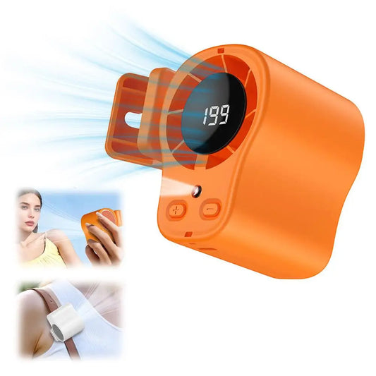 Mini Hands Free Waist Fan Portable Air Conditioner Personal Cooling Clip on Fan For Summer Outdoor Sports Travel Office Workers