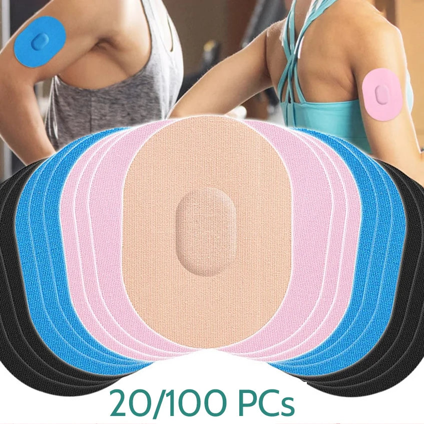 20/40/100pc Reinforced Fixed Stickers for Aidex G7 Waterproof Adhesive Patch GS01 Sensor Cover CGM Sweatproof Over Patch Tape