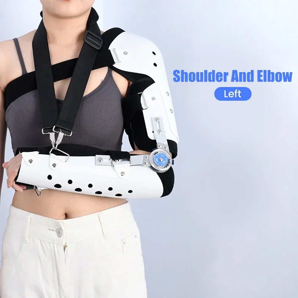 Adjustable Elbow Joint Fixed Support Elbow Joint Arm Elbow Adult Forearm Recovery Arm Injury Forearm Fixed Support Left Right