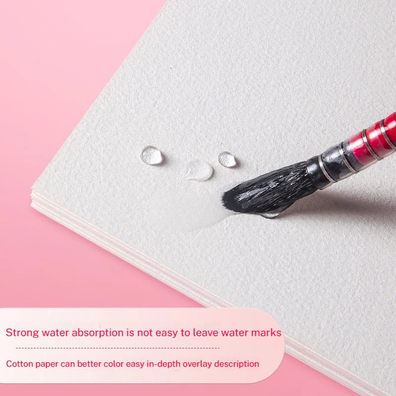 10/20pcs 100% Cotton Artist Watercolor Drawing Paper 32K 16K 8K Watercolor Painting Paper Art Supplies Student School Supplies