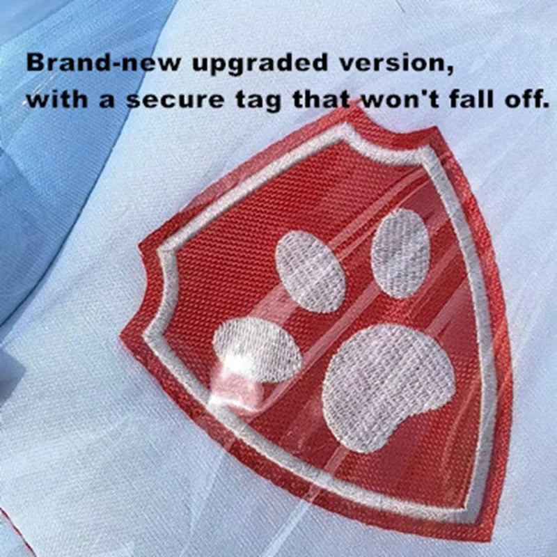 Paw Patrol Chase Costume Inspired Vest Jacket Ryder Cosplay Outfit Halloween Party Role Play Clothing Anime Gift for Children
