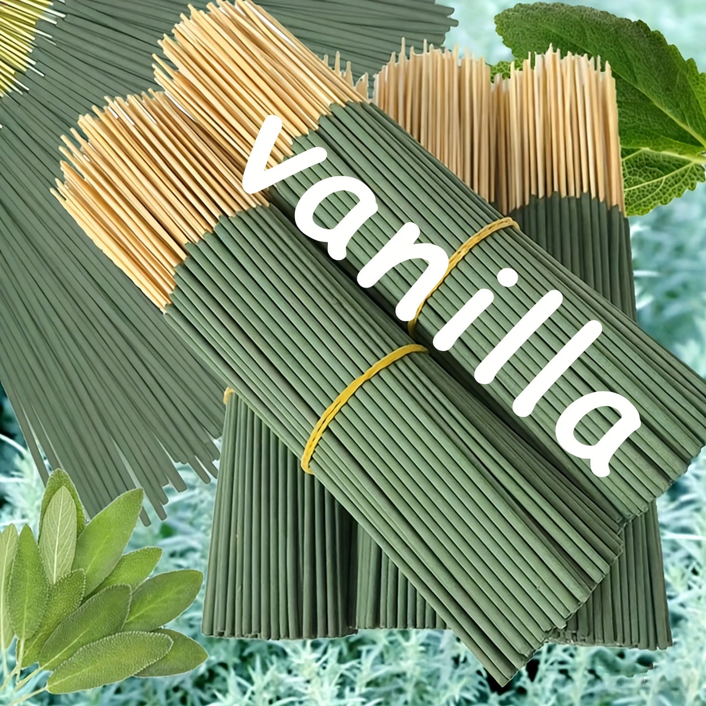 200 Sticks, Outdoor Extended-Lasting Incense Sticks, Mixed with White Sage, Rosemary, and Peppermint Essential Oils - 45 Minutes Burning Time - Perfect for Poolside, Patio, Porch, Deck, Camping, and Hiking, a Must-Have Incense for Camping