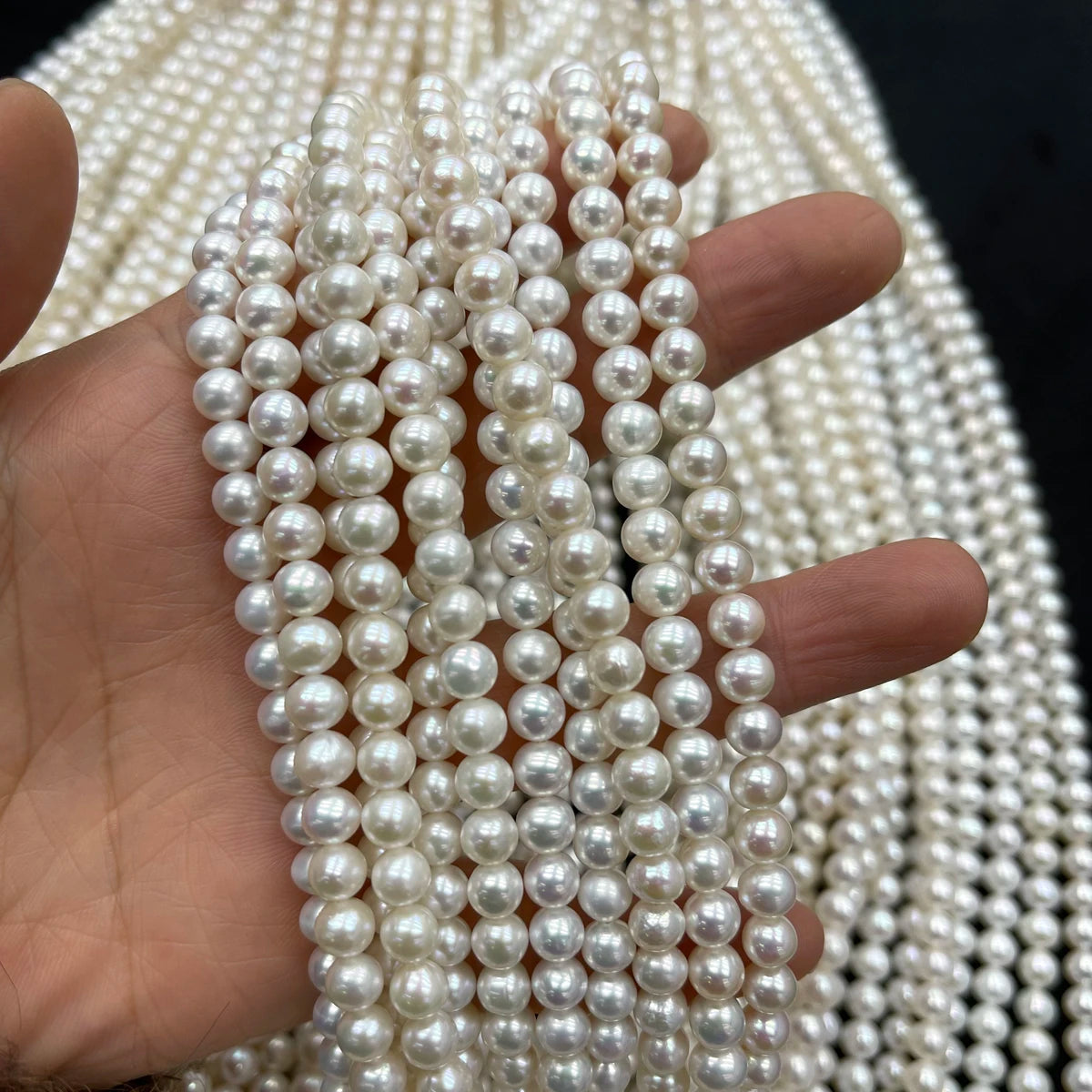 Natural Freshwater Pearl Beads High Quality AA 36cm Punch Loose Beads for DIY Women Elegant Necklace Bracelet Jewelry Making