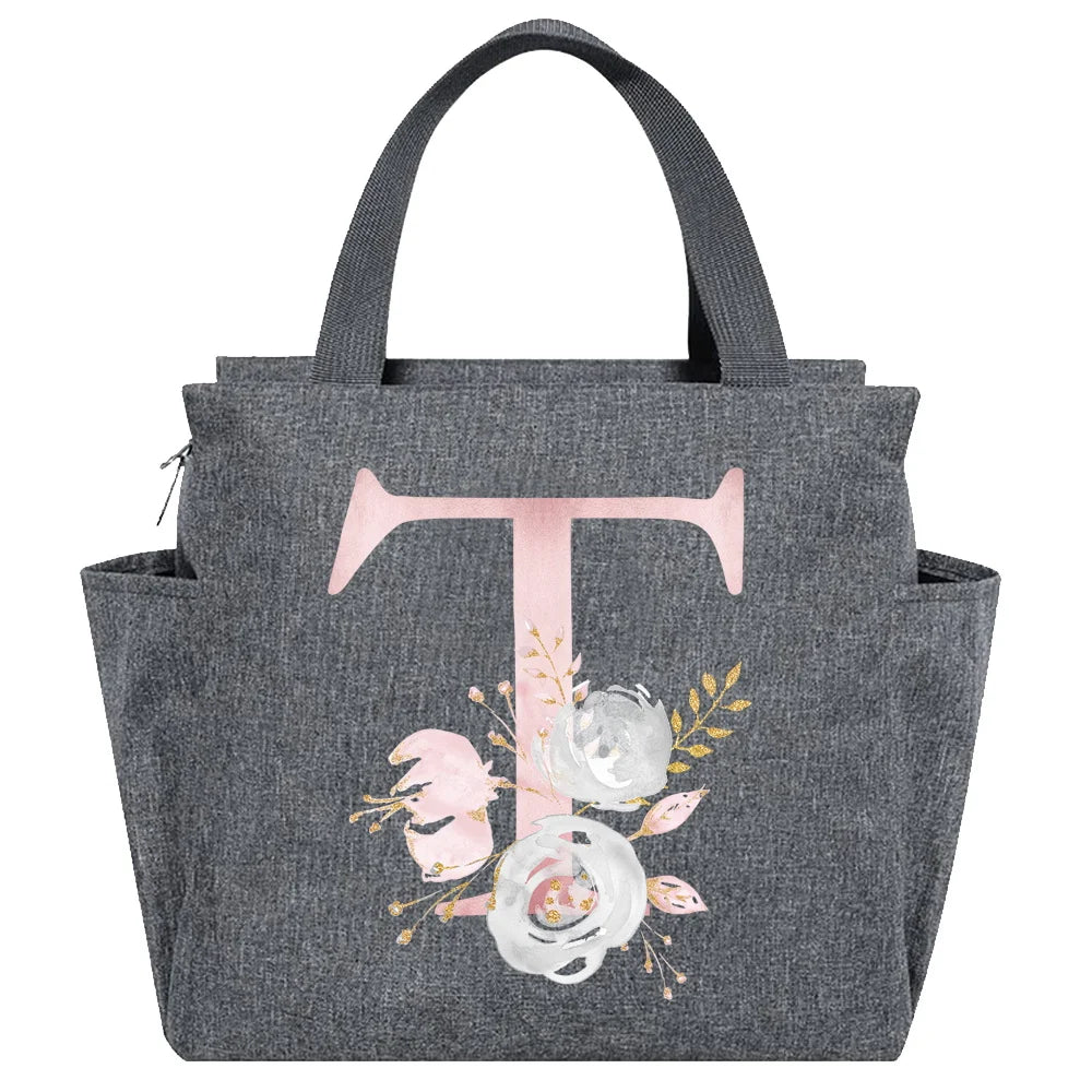 Insulated Lunch Bag  Cooler Lunch Box Portable Insulated Canvas Bento Pack Thermal Food Picnic Rice Bag For Women Kids