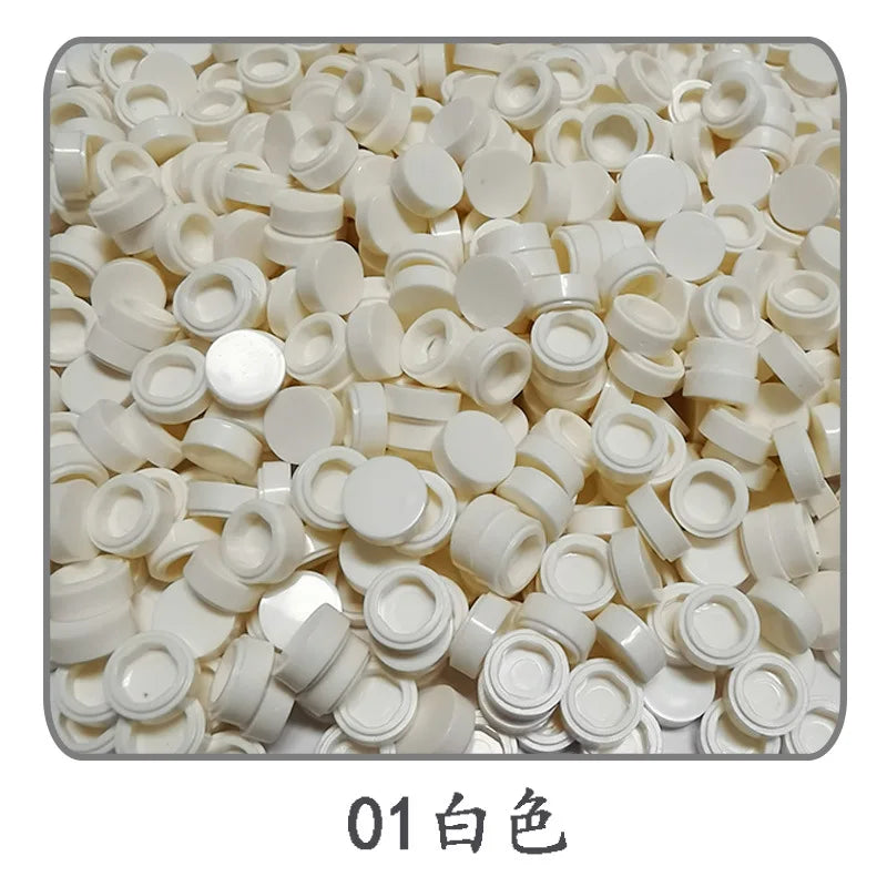 500pcs 1x1 Round  98138 Pixel Art Remix Building Block Toy Mosaic Drawing Series