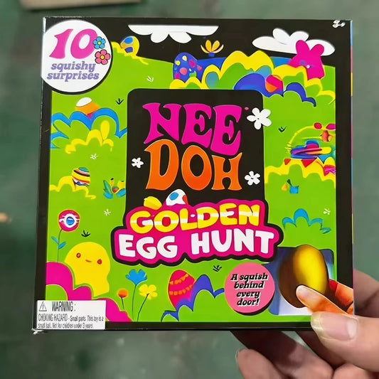 NeeDoh Golden Egg Advent Calendar – Treasure Hunt Fidget Blind Box Gifts