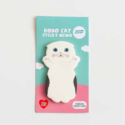 Korean Stationery Kawaii Cartoon Cat Sticky Memo Post Pad Marker It Note Planner Stickers Cute Office Supplies School Supplies