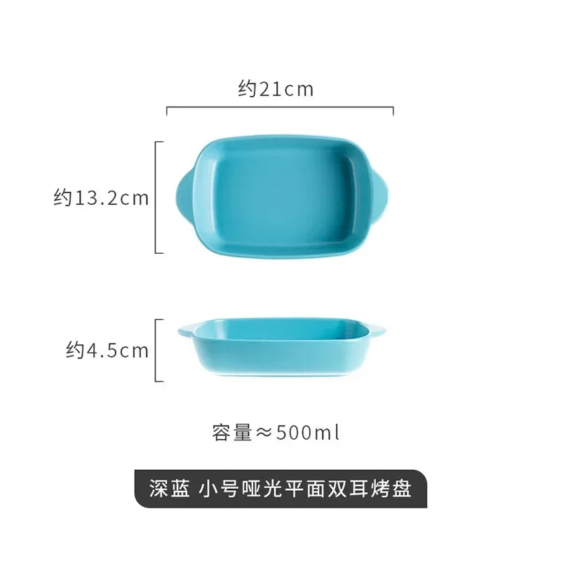 Bread Pan for Baking Tools and Accessories Oven Tray Kitchen Utensil Porcelain Dishes Cooking Utensils Bakeware Ceramic Pans Bar