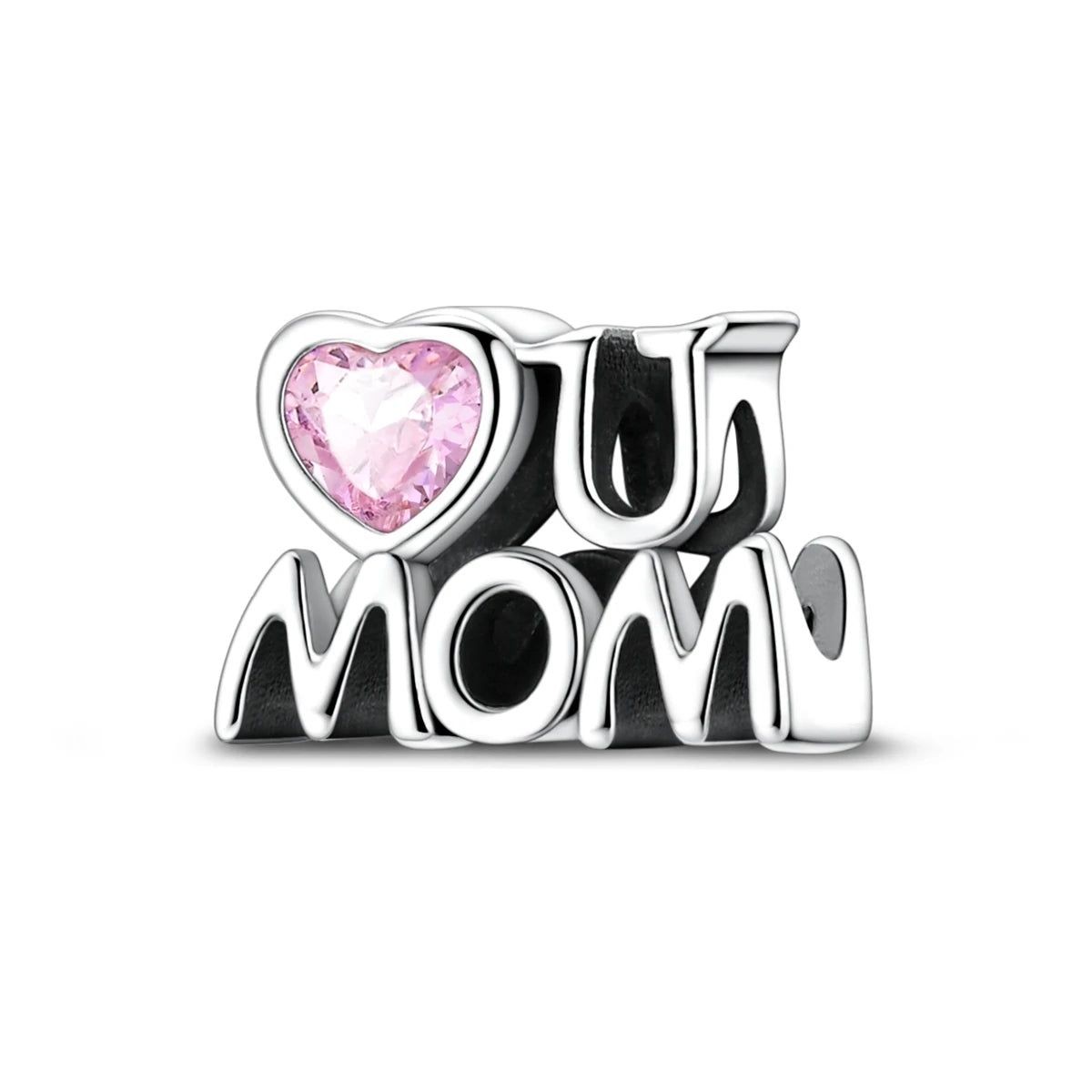 Woman Charms 925 Sterling Silver Beads MOM Mother Day Fit Bracelet Making Female Jewelry Gift