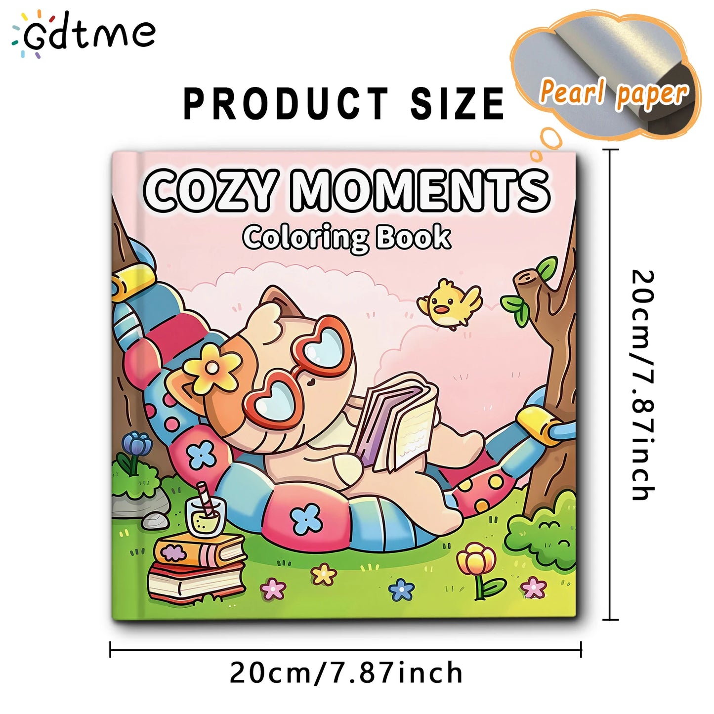 COZY MOMENTS Coloring Book for Adult and Teen Featuring Relieve Stress Kill Time DIY Painting Drawing Book Kids Educational Toys
