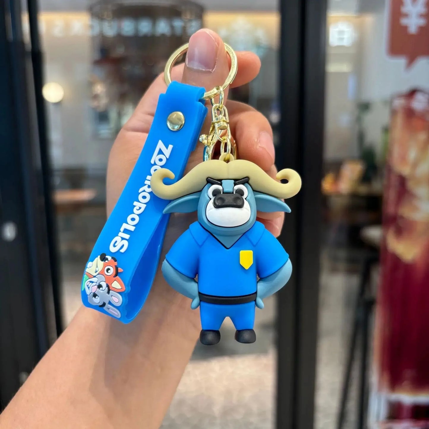 Zootopia 2 PVC Cartoon Character Keychain  Judy Nick Chief Bogo Couples Bag Hanging Decoration | Festival Surprise Gift For Kids