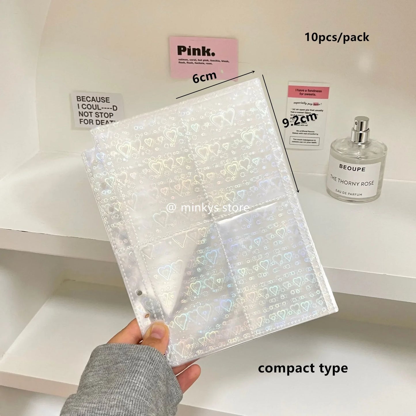 MINKYS Original Design Starrry Star PU A5 Kpop Photocard Binder Collect Book Idol Photo Card Holder Photocards Album