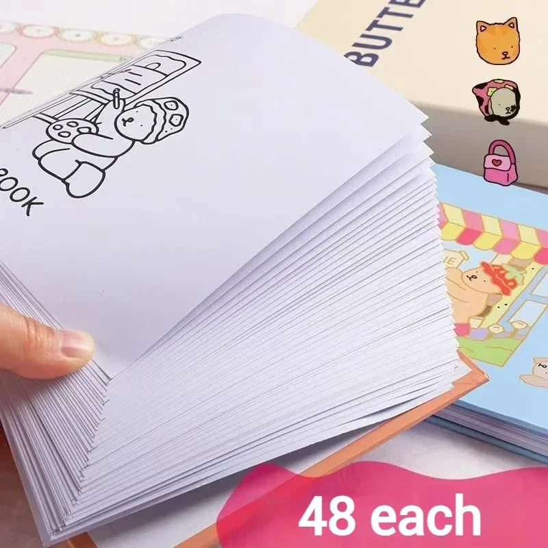 Bobbie Goudg Coloring Book for Adults and Teens Educational Doodle Book Coloring Books Students Stationery Children's Gifts
