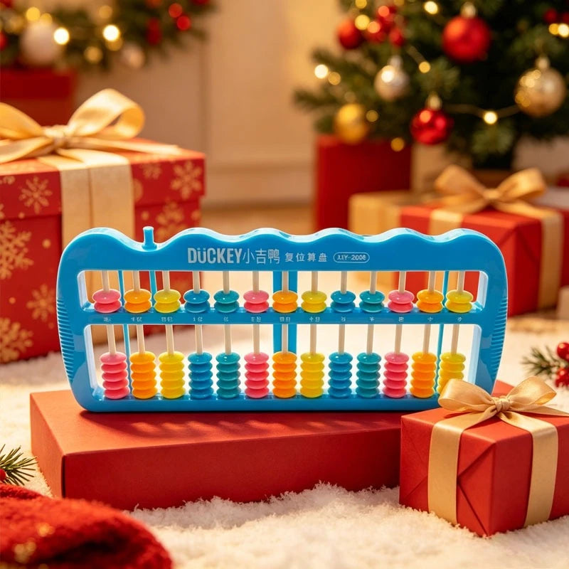 Multi-toned Bead Math Counting Calculation Tools Home Educational Toy Abacus with Reset Structure Classroom Supplies Teaching