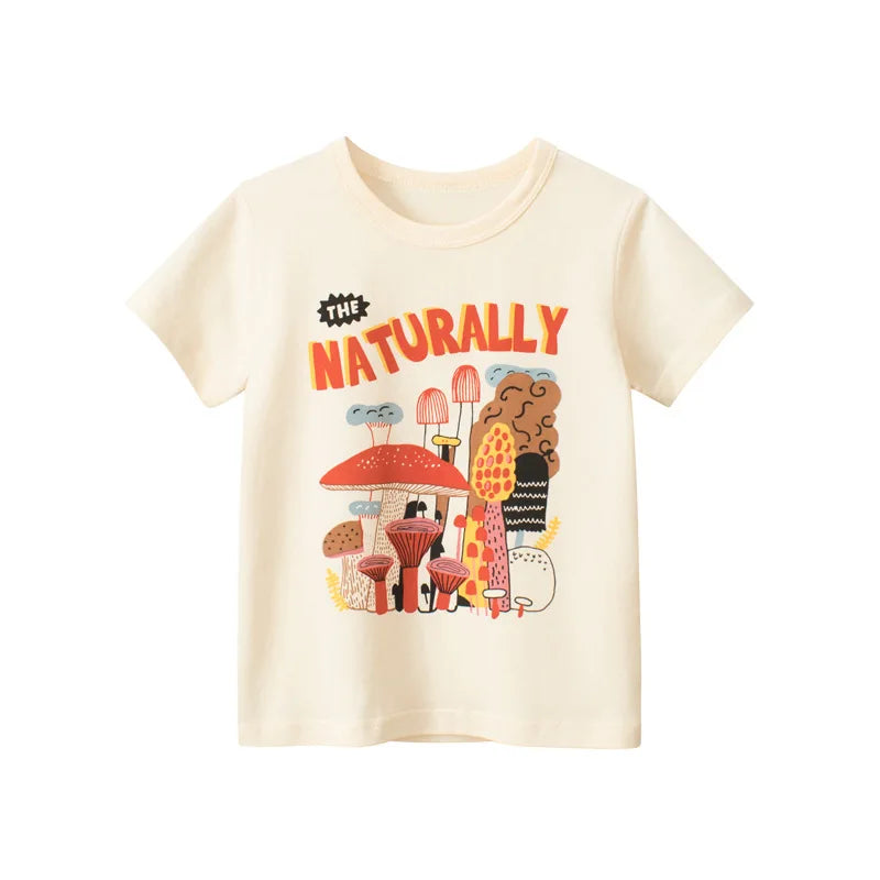 1-9T Cotton Summer Kid Tshirt Toddler Baby Boys Girls Clothes Infant Casual Tee Top Short Sleeve Childrens T Shirt Loose Outfit