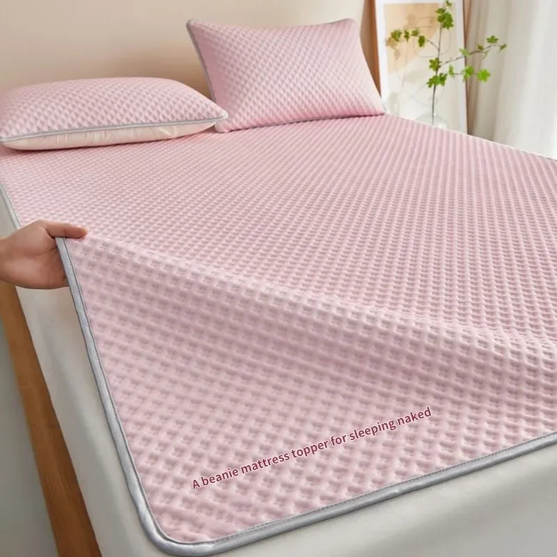 Single Queen King Cooling Mattress Topper Summer Mattress Pad for Hot Sleepers and Night Sweats Instant Cooling Mattress Cover
