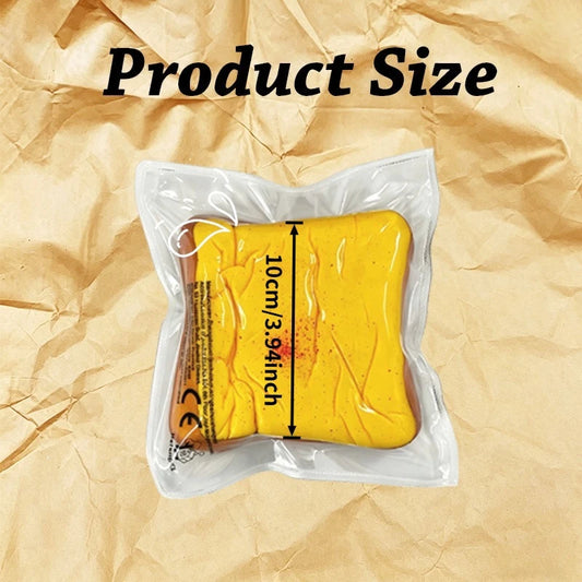 (HefengCL)Colorful Toast PU Squishy Toys, Soft Slow‑Rebound Stress‑Relief Toys, Random Colors, Ideal Party Favors Holiday Gifts