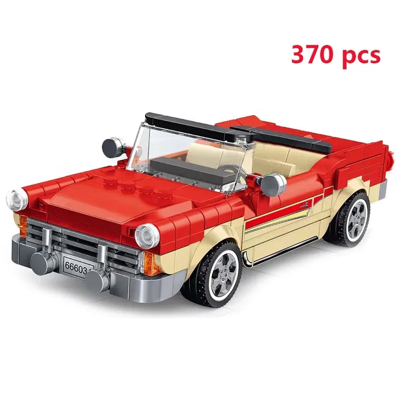 Speed Series Racing Sports Vehiclea Technique Car Supercar Building Blocks Set Bricks Classic MOC Model Toys For Kids