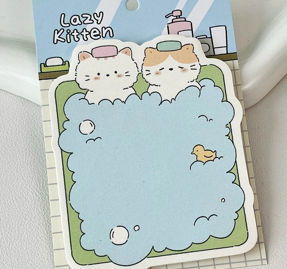 Post It Notes Cloud Diary Cute Cat Illustration Material Shape Multifunctional Sticky Notes Message Memo